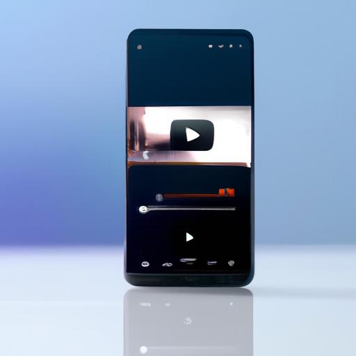 A smartphone displaying the leaked video that caused the scandal