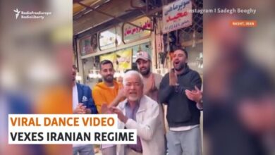 viral dance in iran video